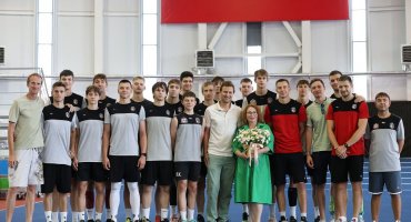 Подготовка к сезону АСК-2 на легкоатлетическом манеже «Локомотив»