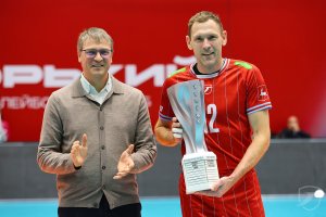 Михаил Щербаков - лучший игрок ноября в Нижнем Новгороде блокирующий волейбольного клуба «Горький»!