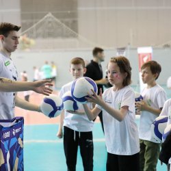 Нижегородские волейболисты с фондом НОНЦ провели мастер-класс для детей перенесших онкозаболевания