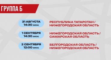 Спартакиада народов России 2026. Расписание игр