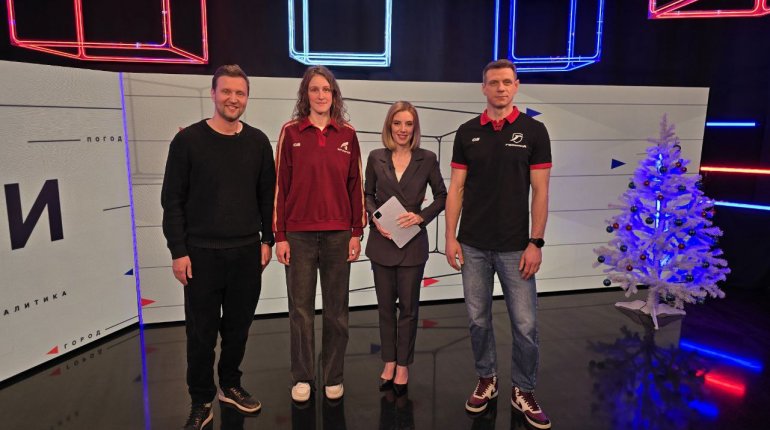 Нижегородские волейболисты подвели итоги 2025 года в прямом эфире телеканала Волга 24. ВИДЕО