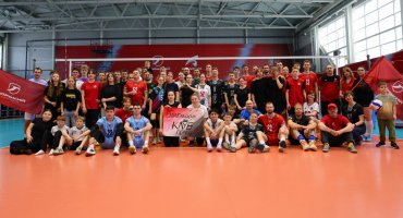 Встреча-игра команды «Горький» с болельщиками