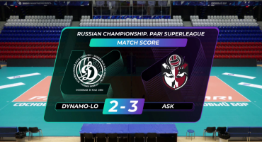  HIGHLIGHTS VOLLEYBALL | «Динамо-ЛО» – АСК 2:3 игровые моменты 